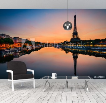 Picture of Sunrise at the Eiffel tower Paris